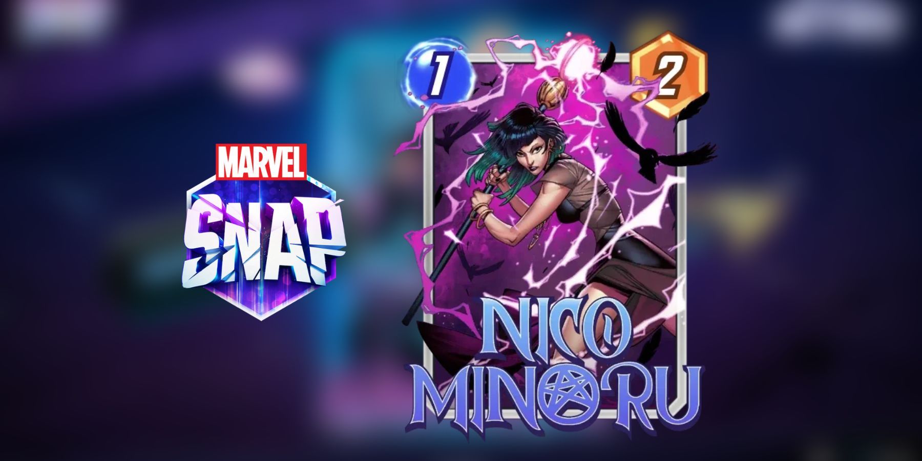 image showing the nico minoru card in marvel snap. 