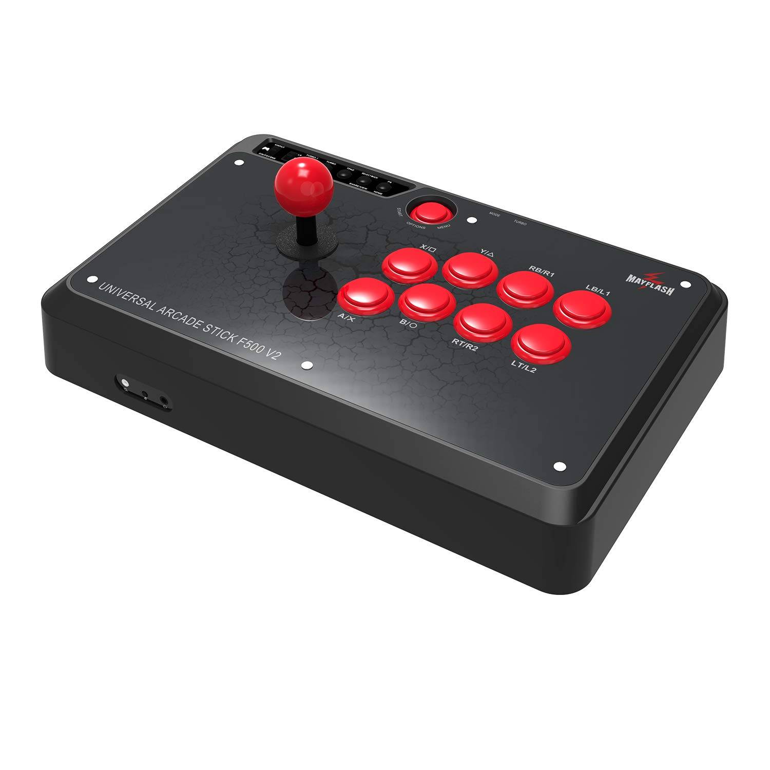 USB Arcade Fight Stick - 8-Button Joystick Controller For PC Gaming