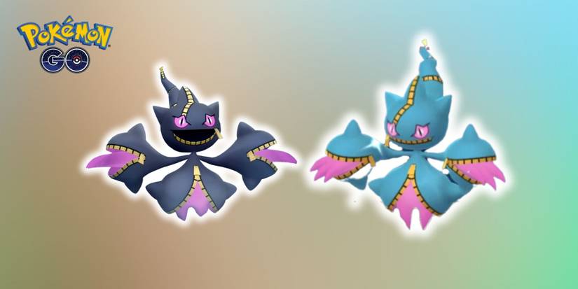 Mega Banette and Shiny Mega Banette in Pokemon GO