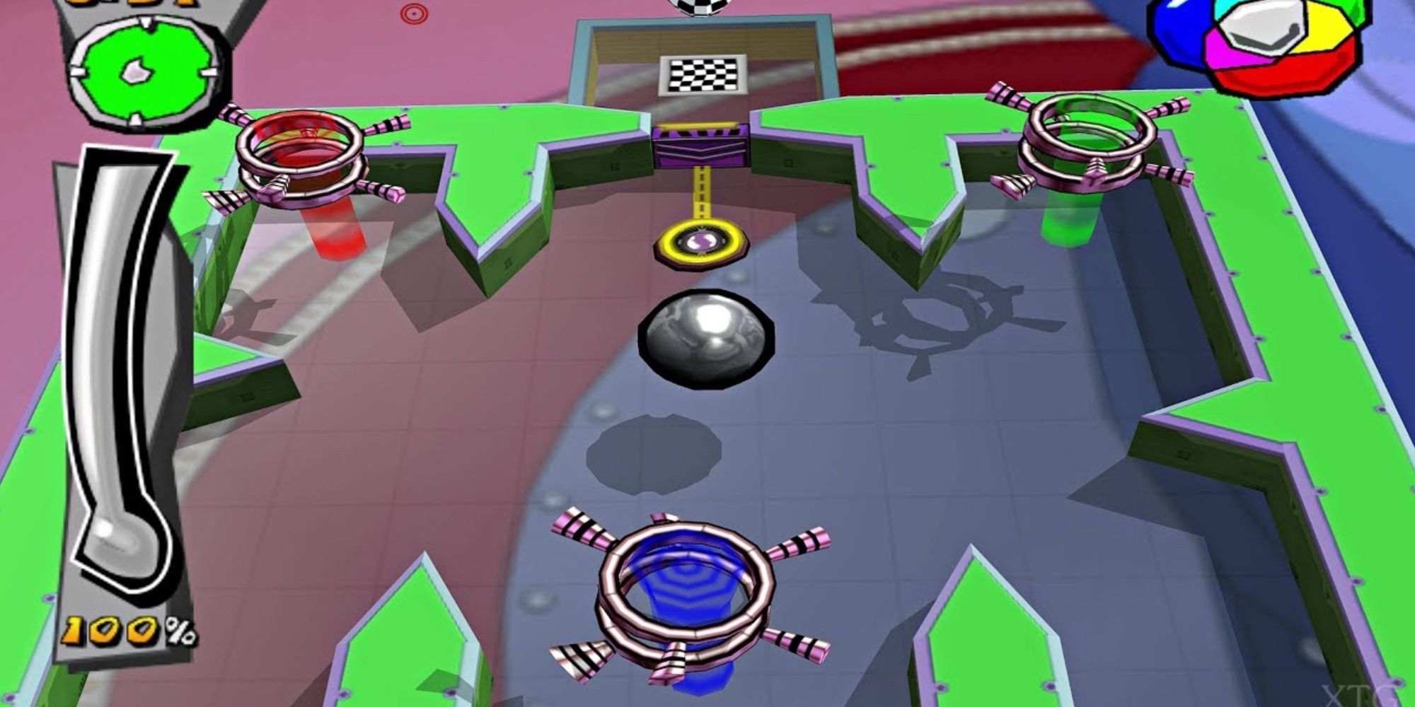 .Image showing the gameplay of Mercury Meltdown Remix