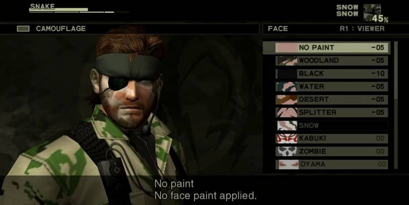 Metal Gear Solid 3 Snow Camo