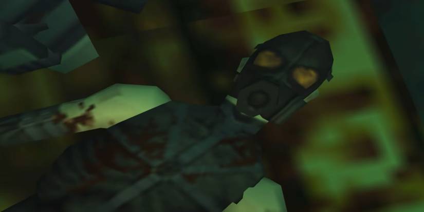 Psycho Mantis lying on the floor