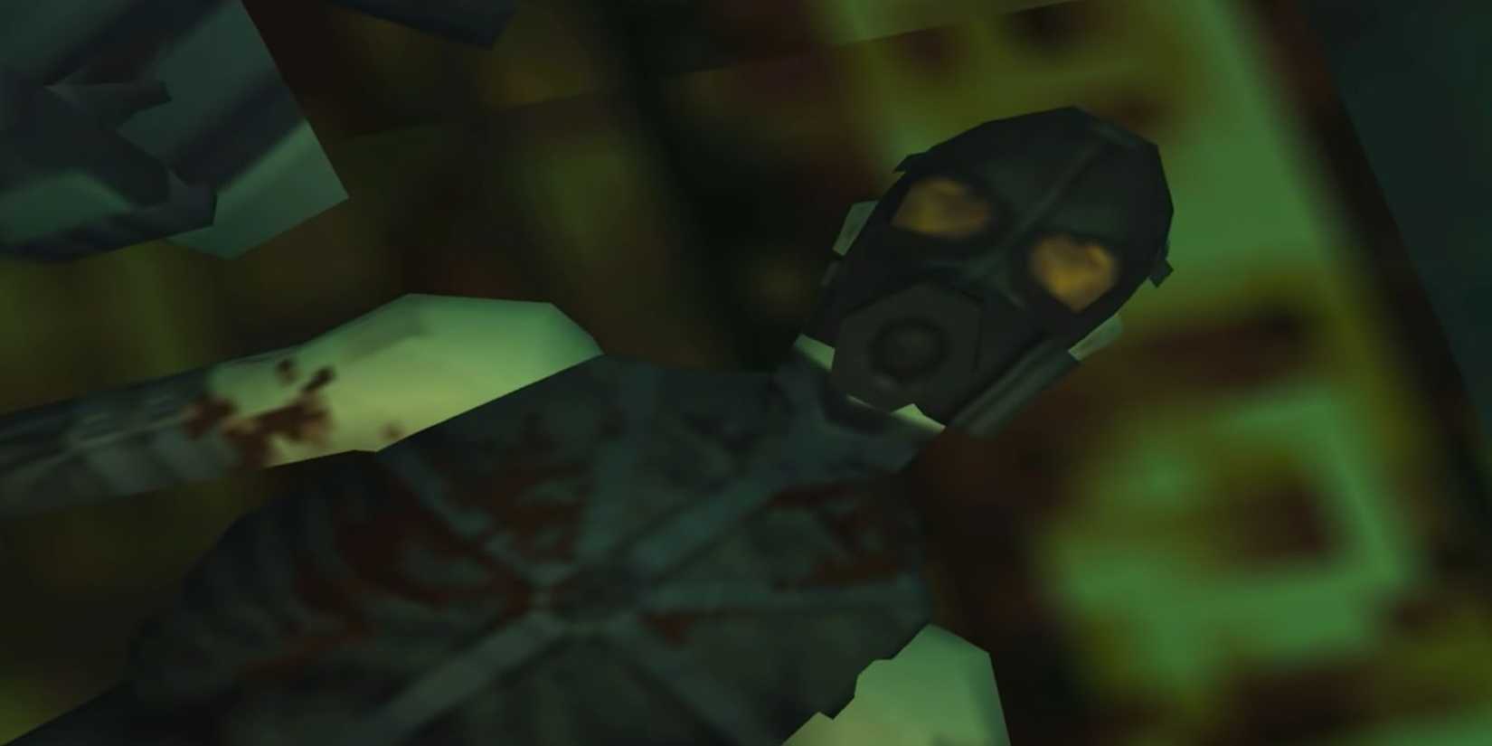 Psycho Mantis lying on the floor