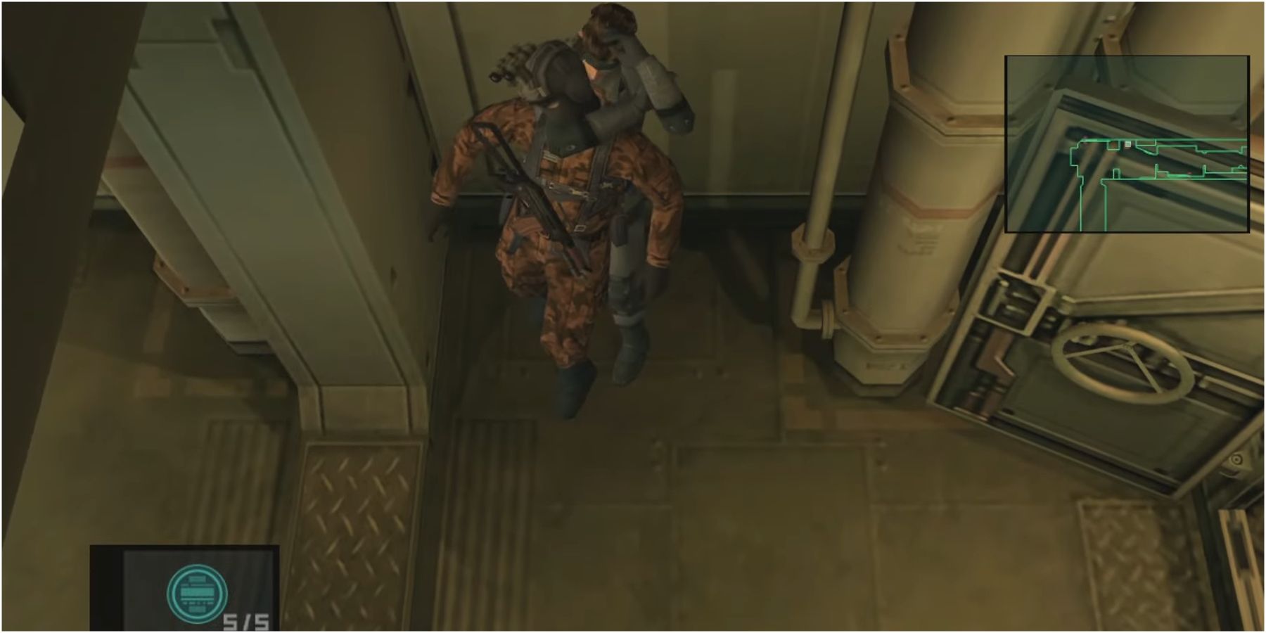 Metal Gear Solid_How to Choke Enemies Feature