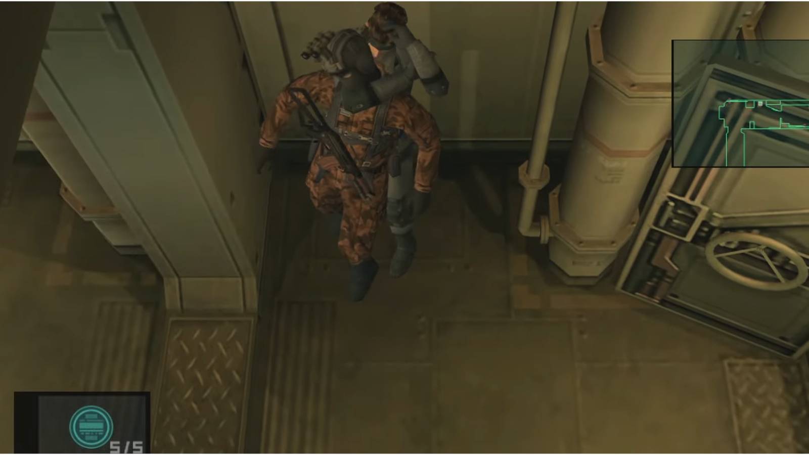 Metal Gear Solid_How to Choke Enemies Feature