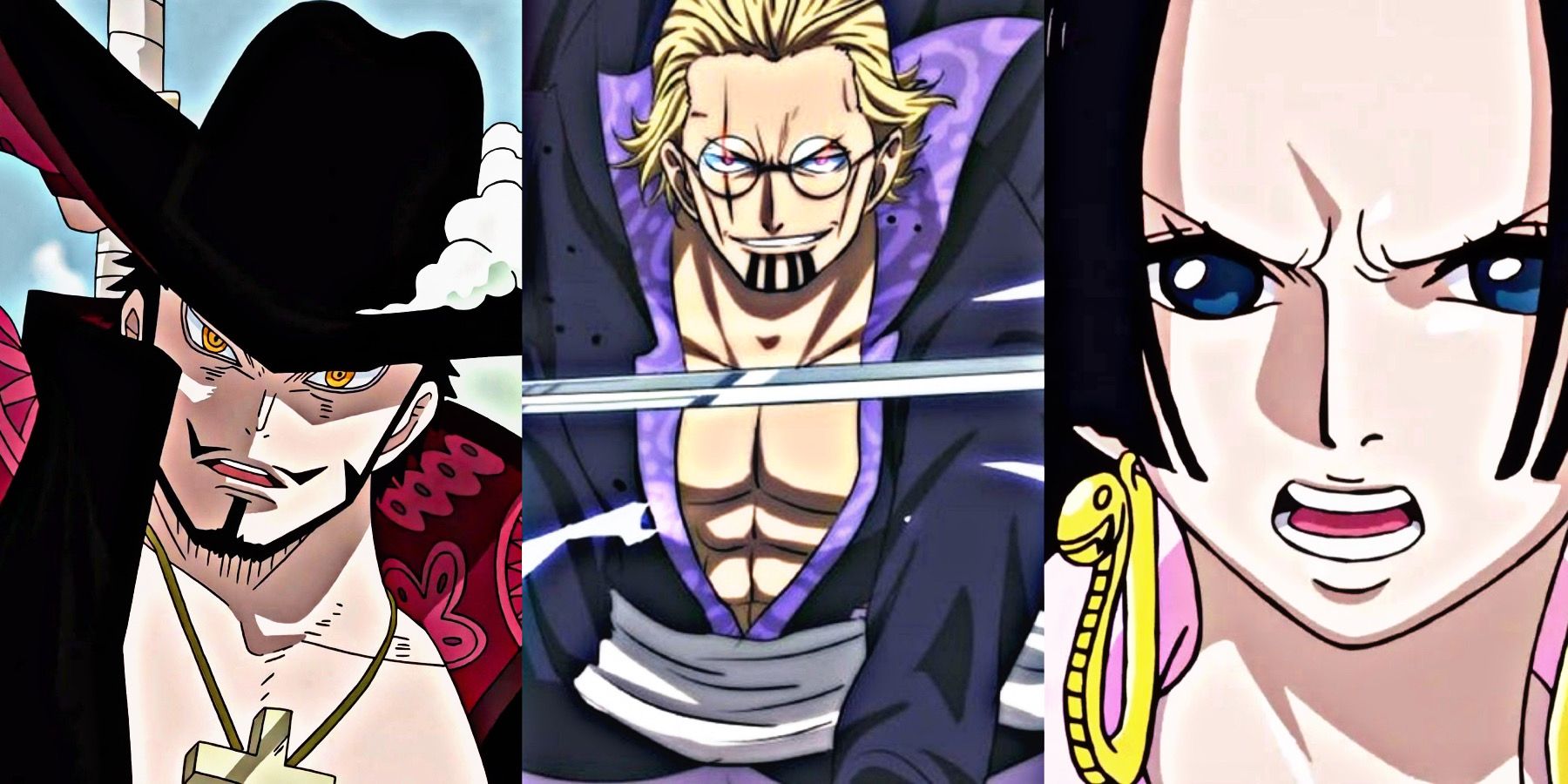 Mihawk rayleigh boa hancock one piece