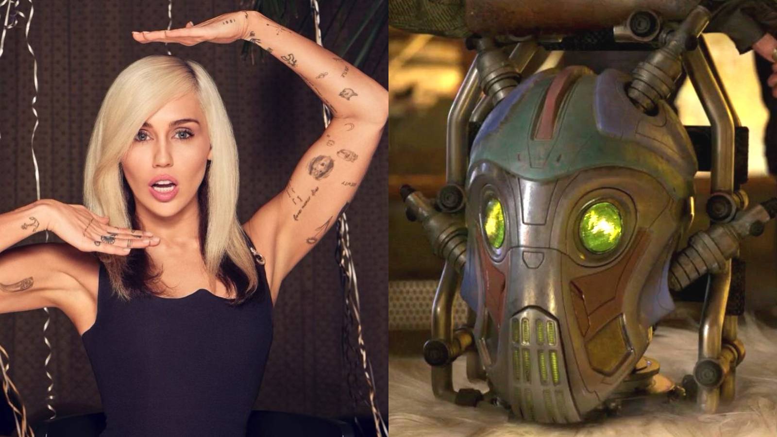 Miley Cyrus And Guardians of the Galaxy's Mainframe