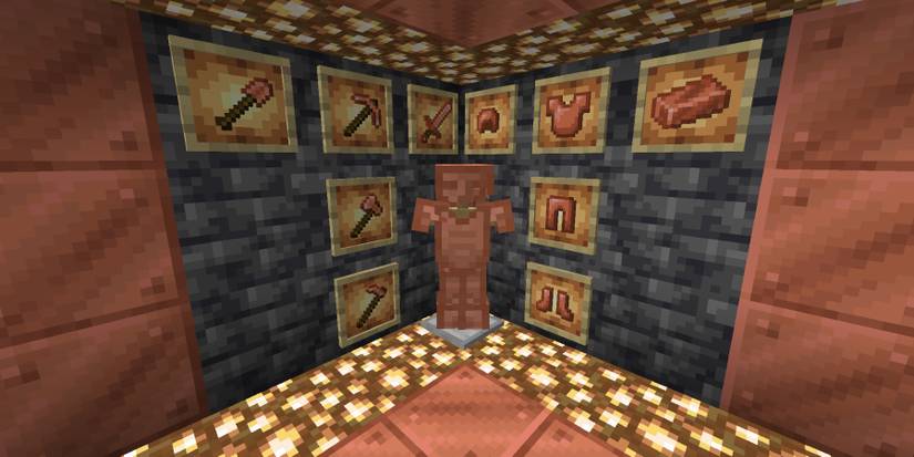 Minecraft Copper Weapons Armor