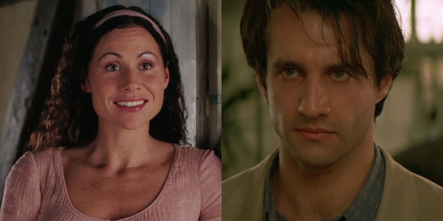 Minnie Driver and Bronson Pinchot