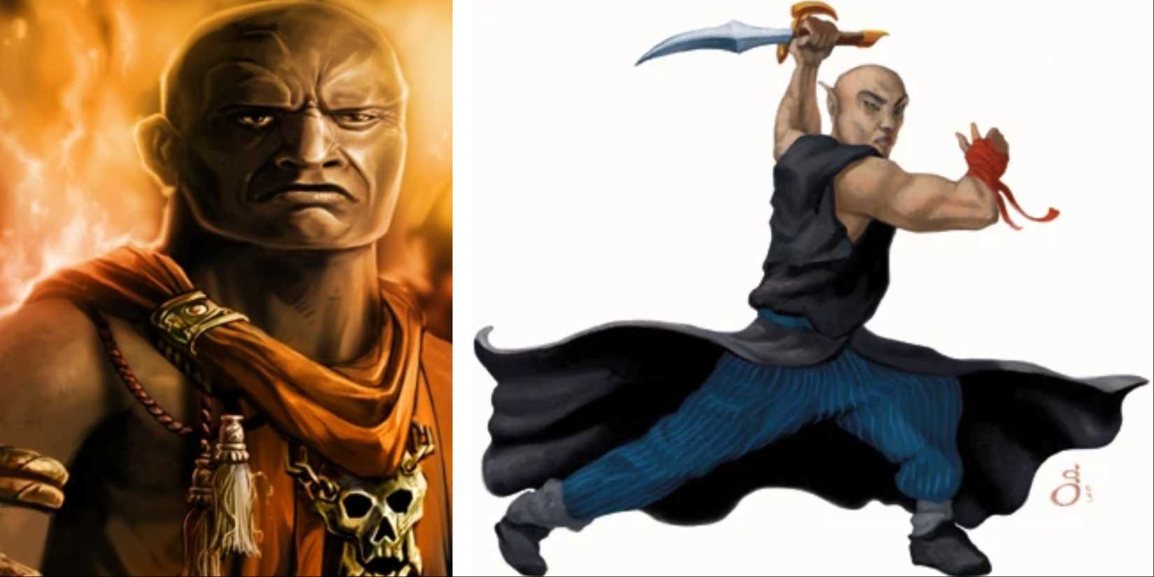 Monk_of_the_Long_Death_by_Randy_Gallegos split image Grimgnaw official Neverwinter Knights art