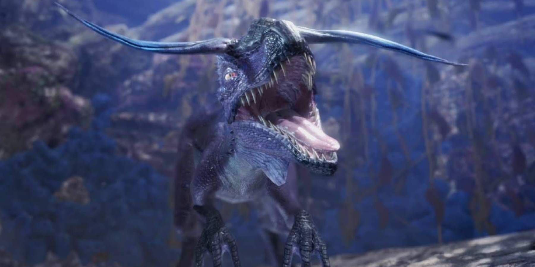 A Tzitzi-Ya-Ku roaring in Monster Hunter World