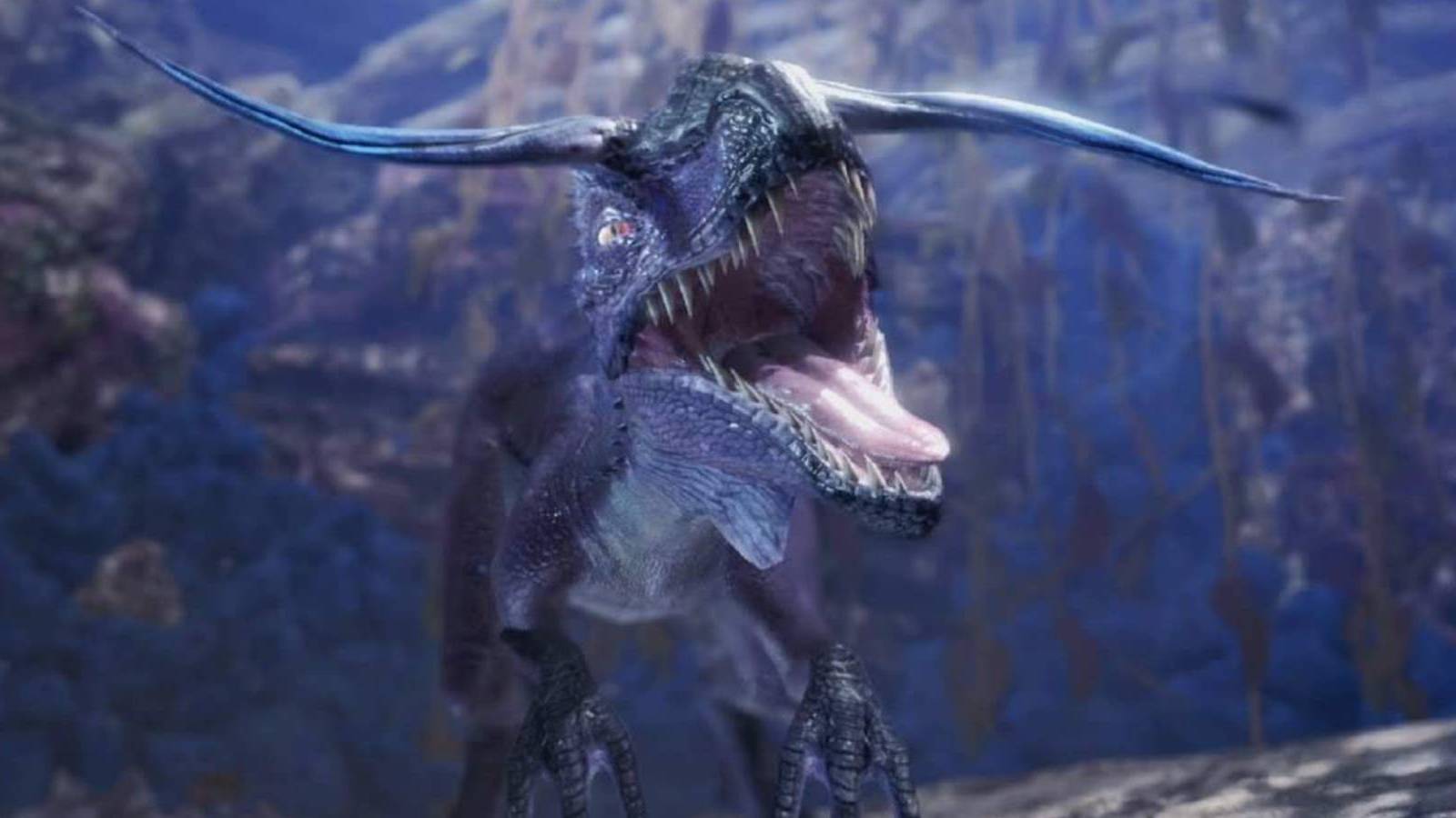 A Tzitzi-Ya-Ku roaring in Monster Hunter World