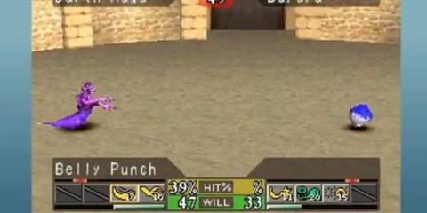 a battle scene from monster rancher
