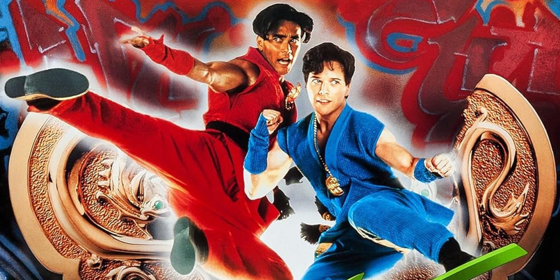 Double Dragon Movie Poster Billy and Jimmy Lee