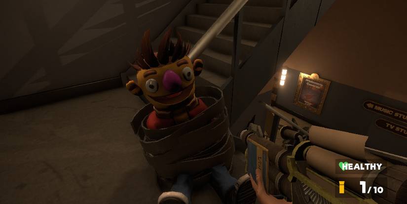 One of the puppers taped up