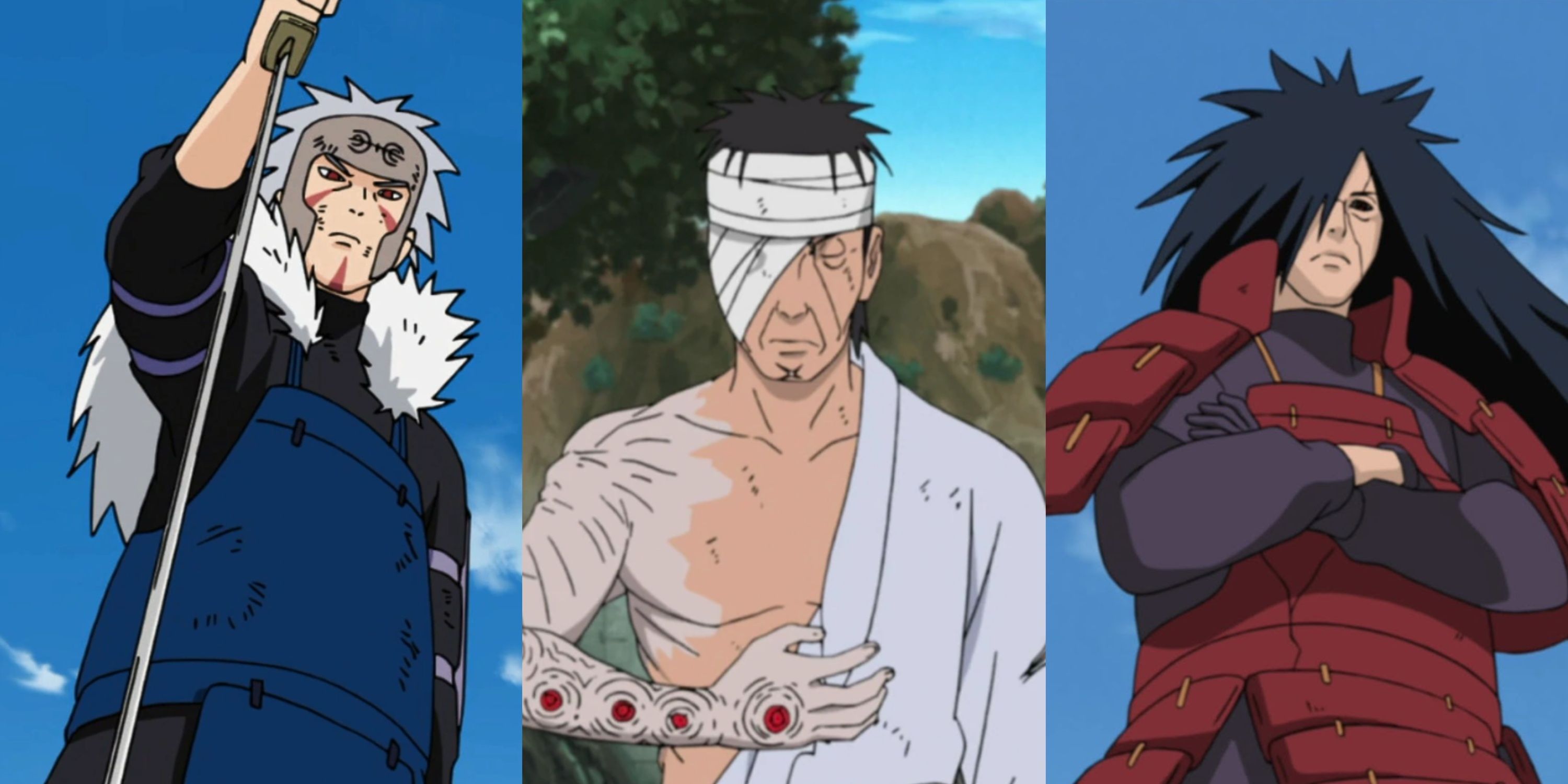 Naruto Cynical Characters Tobirama Danzo Madara - Featured