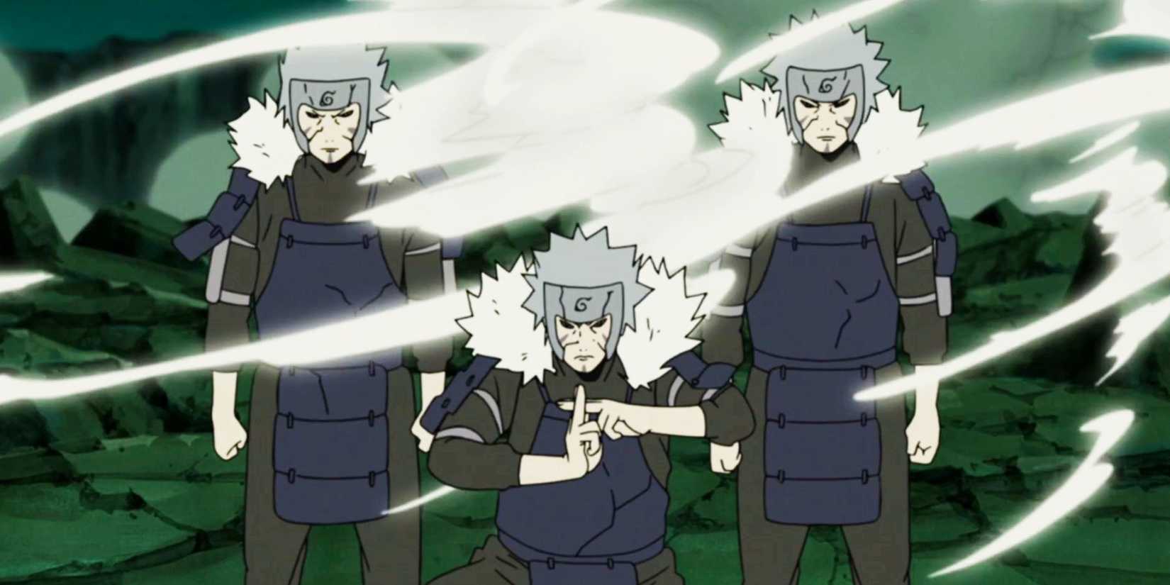 Naruto Second Hokage Multiple Shadow Clones