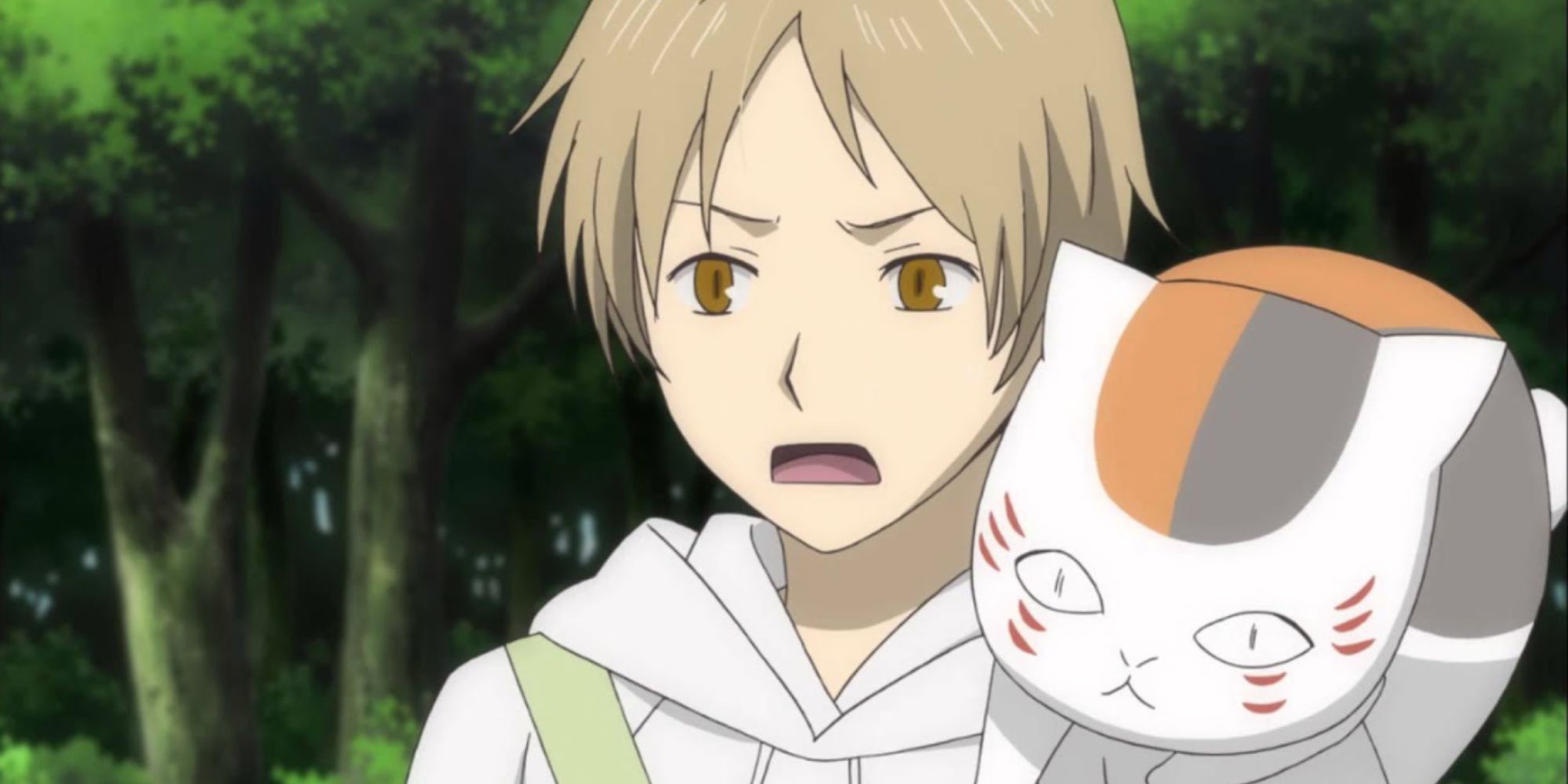natsume with a cat spirit