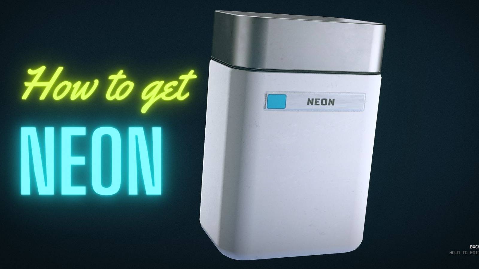 image showing a neon in starfield. 