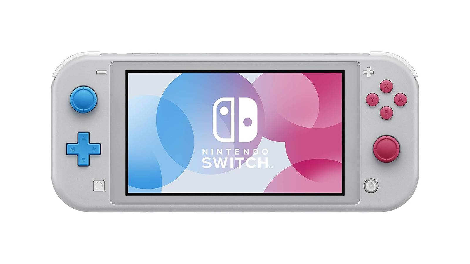 Nintendo Switch Lite Zacian and Zamazenta Edition on white background