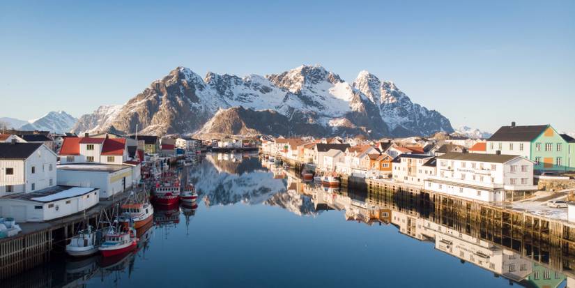 norway travel stock photo