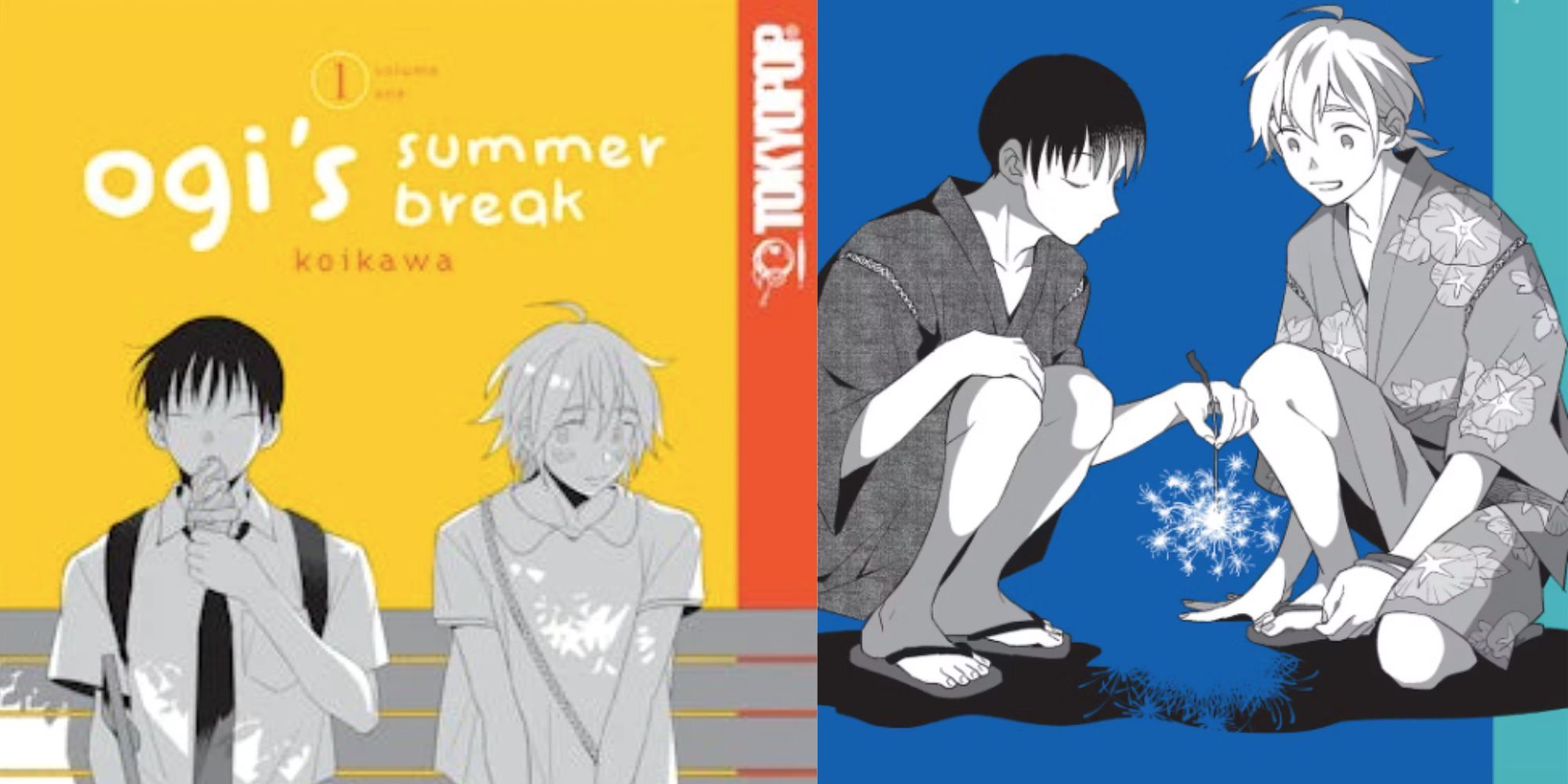 covers of volume one and 2