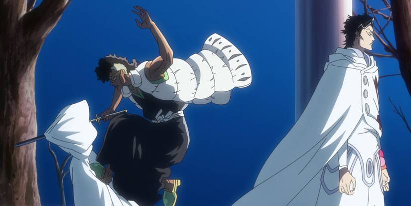 Oh-Etsu Nimaiya vs Yhwach Elite Guard – BLEACH Thousand-Year Blood War Part 2 Episode 11