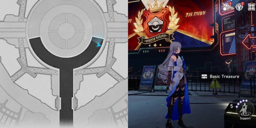 old weapon testing ground f1 chest honkai Star Rail