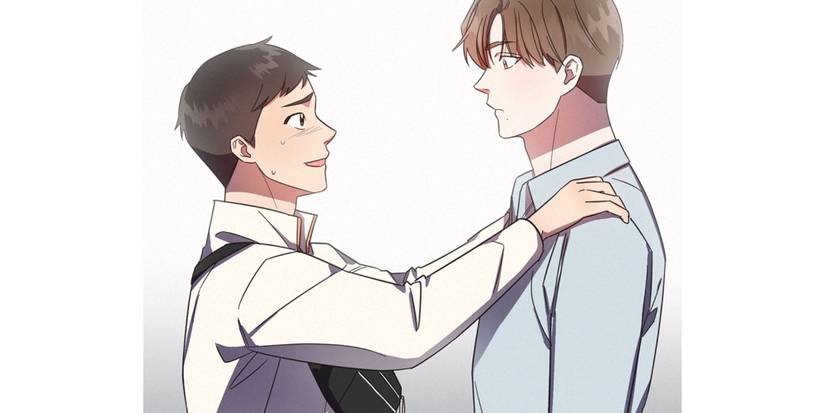 one night mate one man puts his arms on the shoulders of another