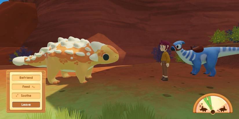 paleo pines befriend ankylosaurus