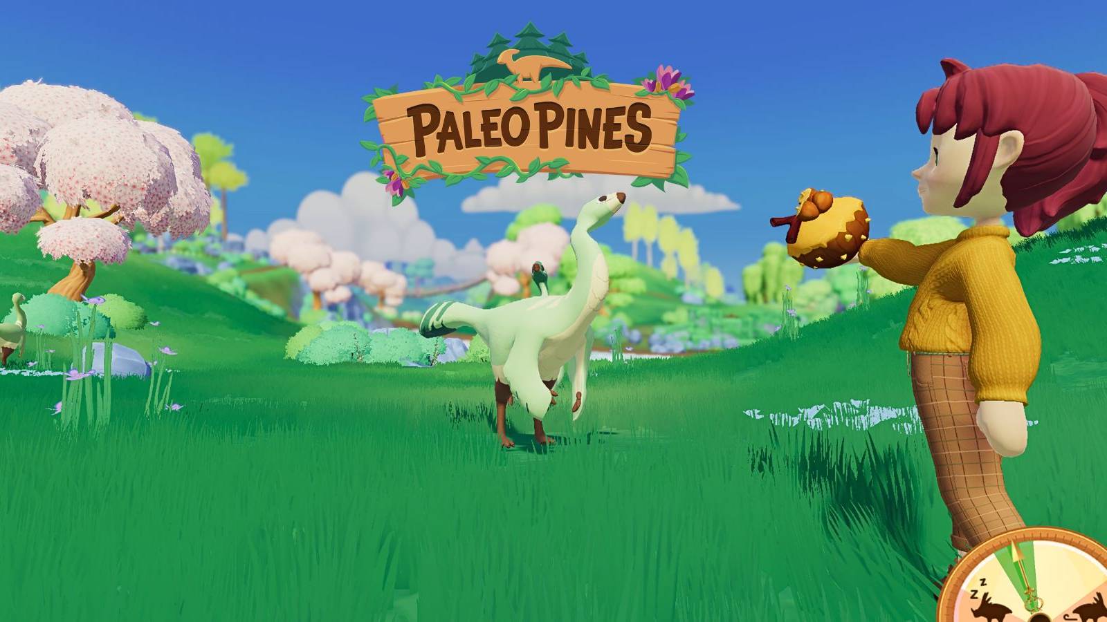 Paleo Pines befriend dinosaur
