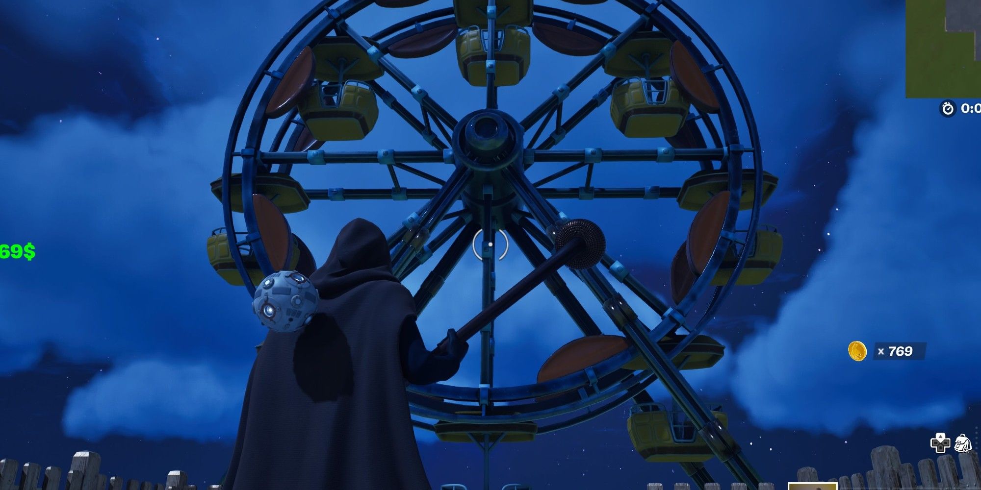 A ferris wheel in fortnite