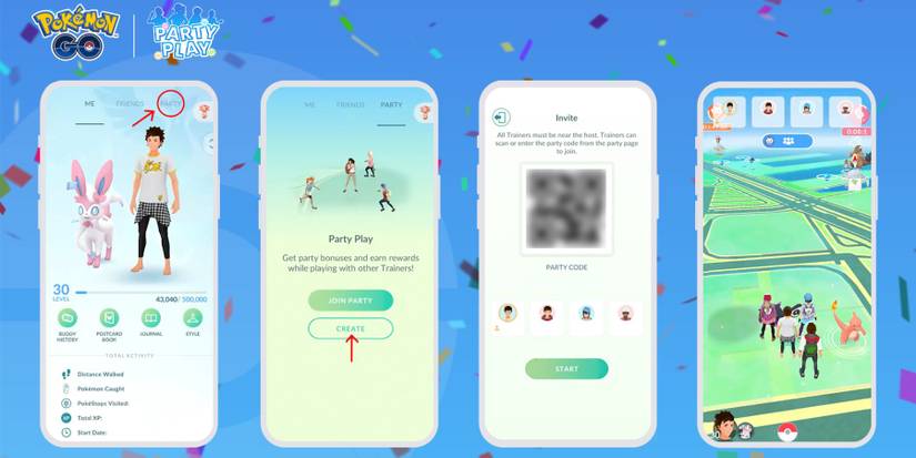Pokemon GO: How to Start Party Play