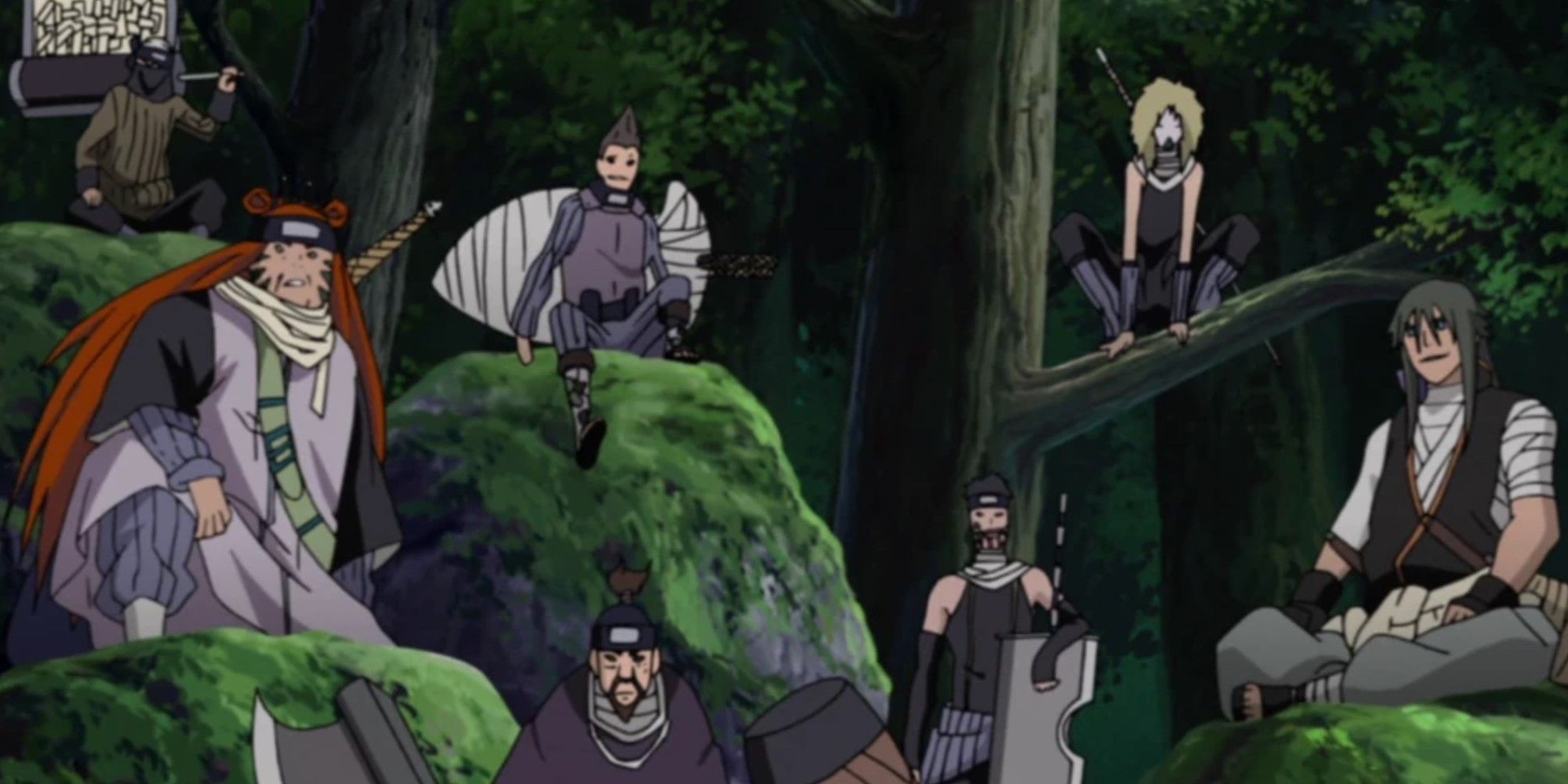 Past Seven Ninja Swordsmen Of The Mist Naruto