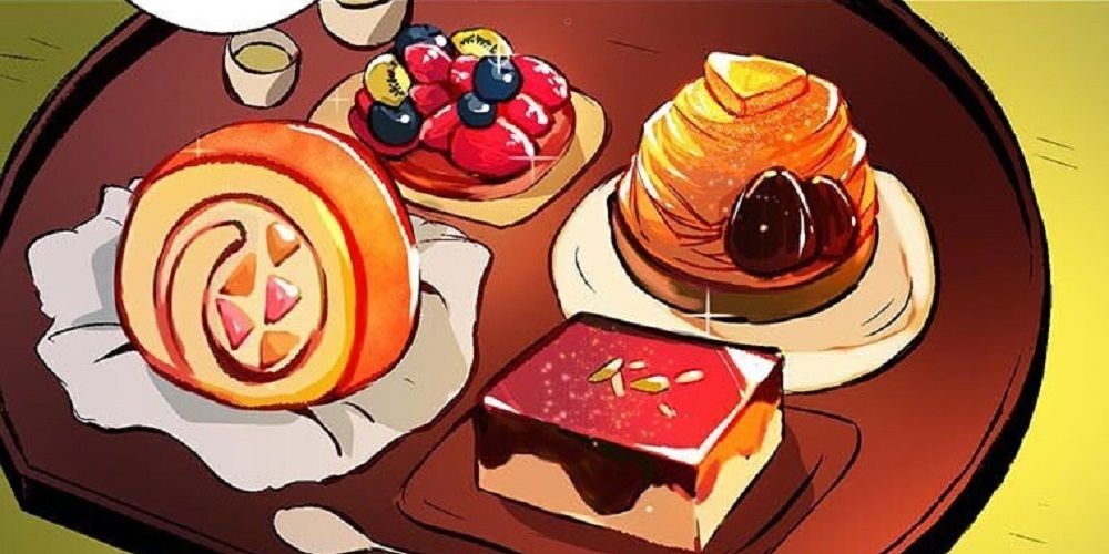 Kokoro's pastries from the Patisserie of the Inner Palace manga