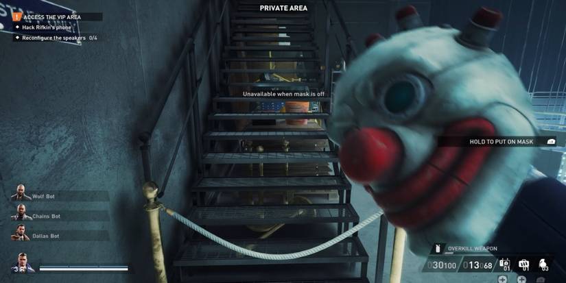 payday 3 - rock the cradle speakers - stantion rope