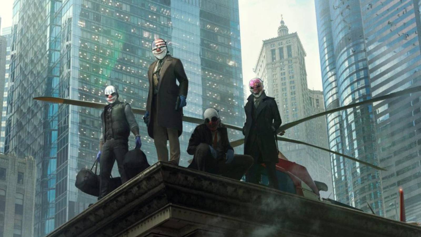 payday 3 helicopter concept art