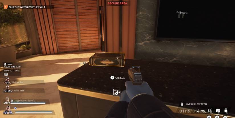 payday 3 - touch the sky harddrive - book lock