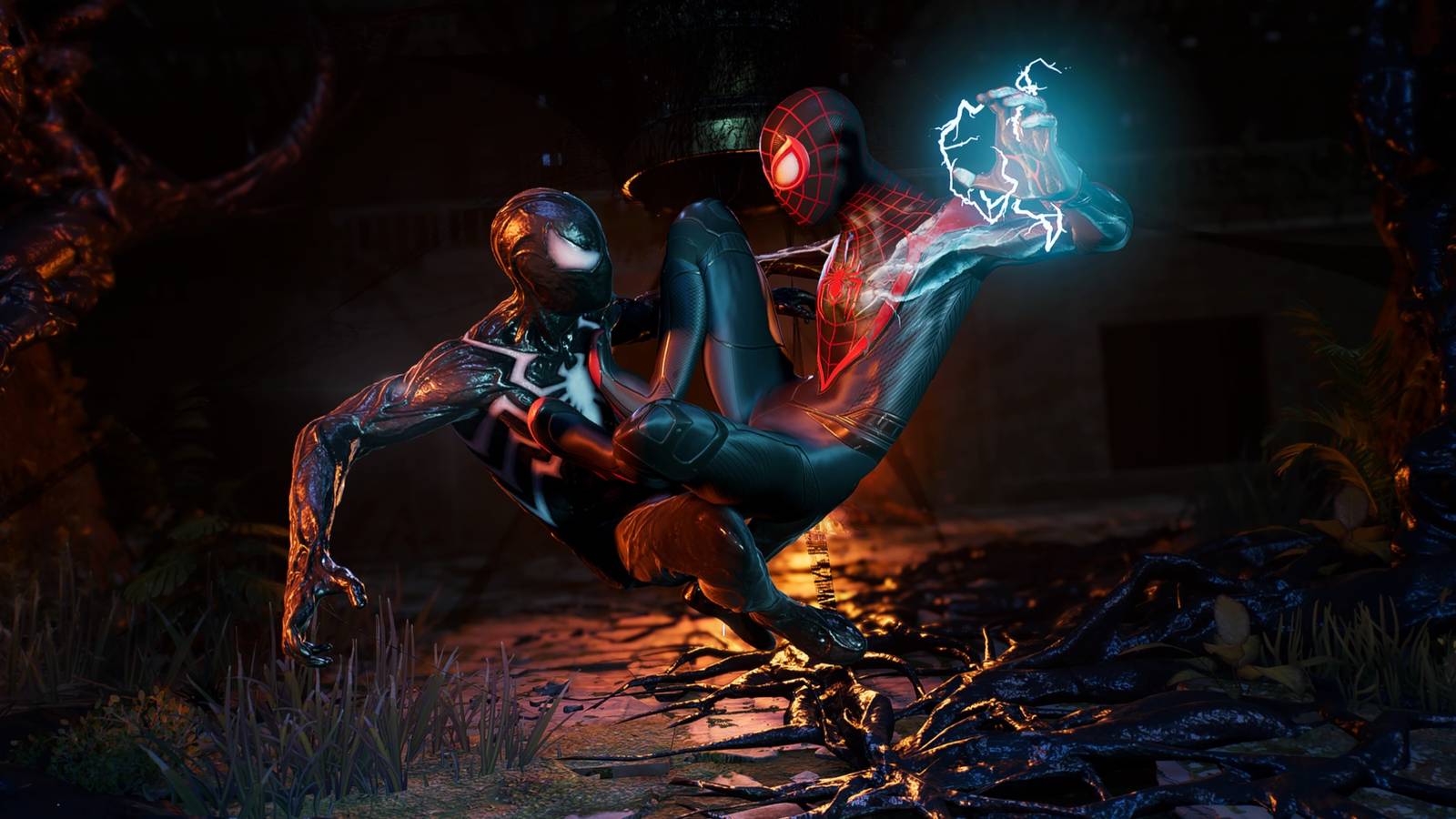 peter parker vs miles morales spider-men fight