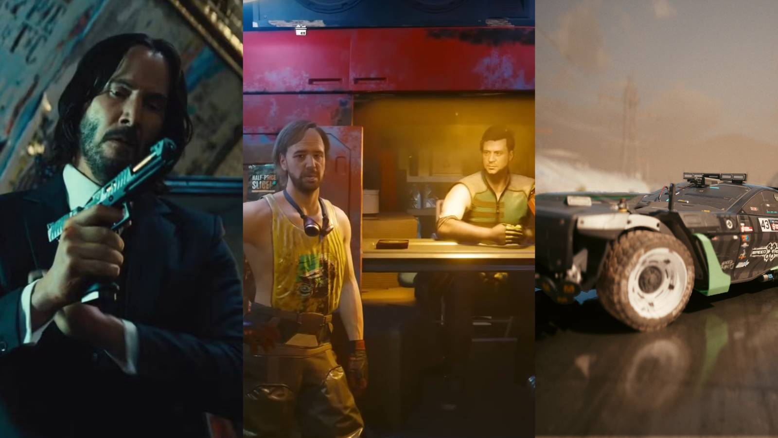 Cyberpunk 2077: Phantom Liberty, John Wick, Michal And Marcin, Ken Block Car