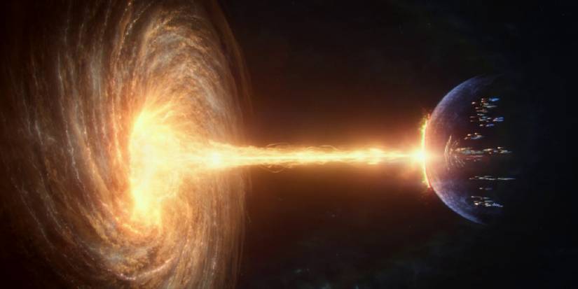 warp travel illustration