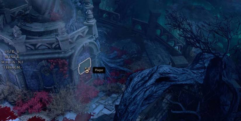 Plaque Puzzle in Shadow-Cursed Village in Baldur's Gate 3