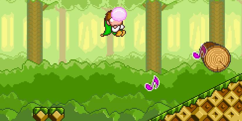 Platforming around in DoReMi Fantasy