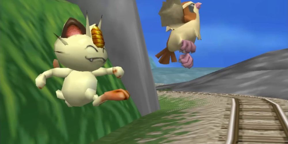 Gameplay screenshot from Pokemon Snap 