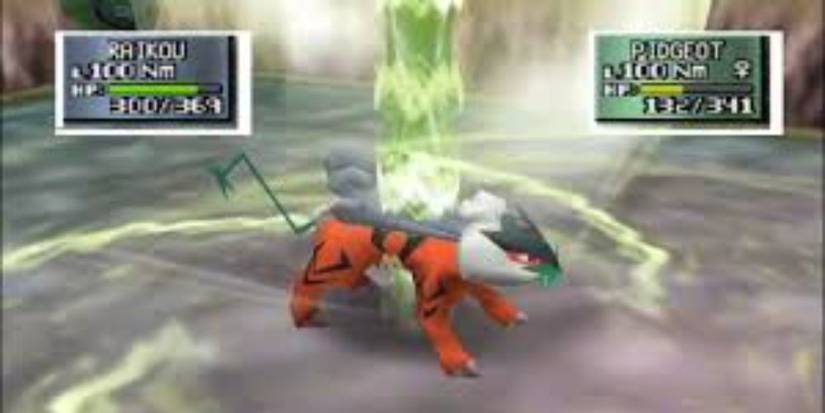 Gameplay screenshot from Pokemon Stadium 2 