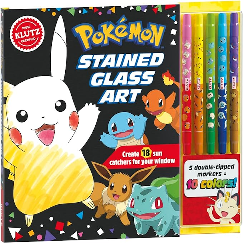 Klutz Pokemon Stained Glass Art Kit