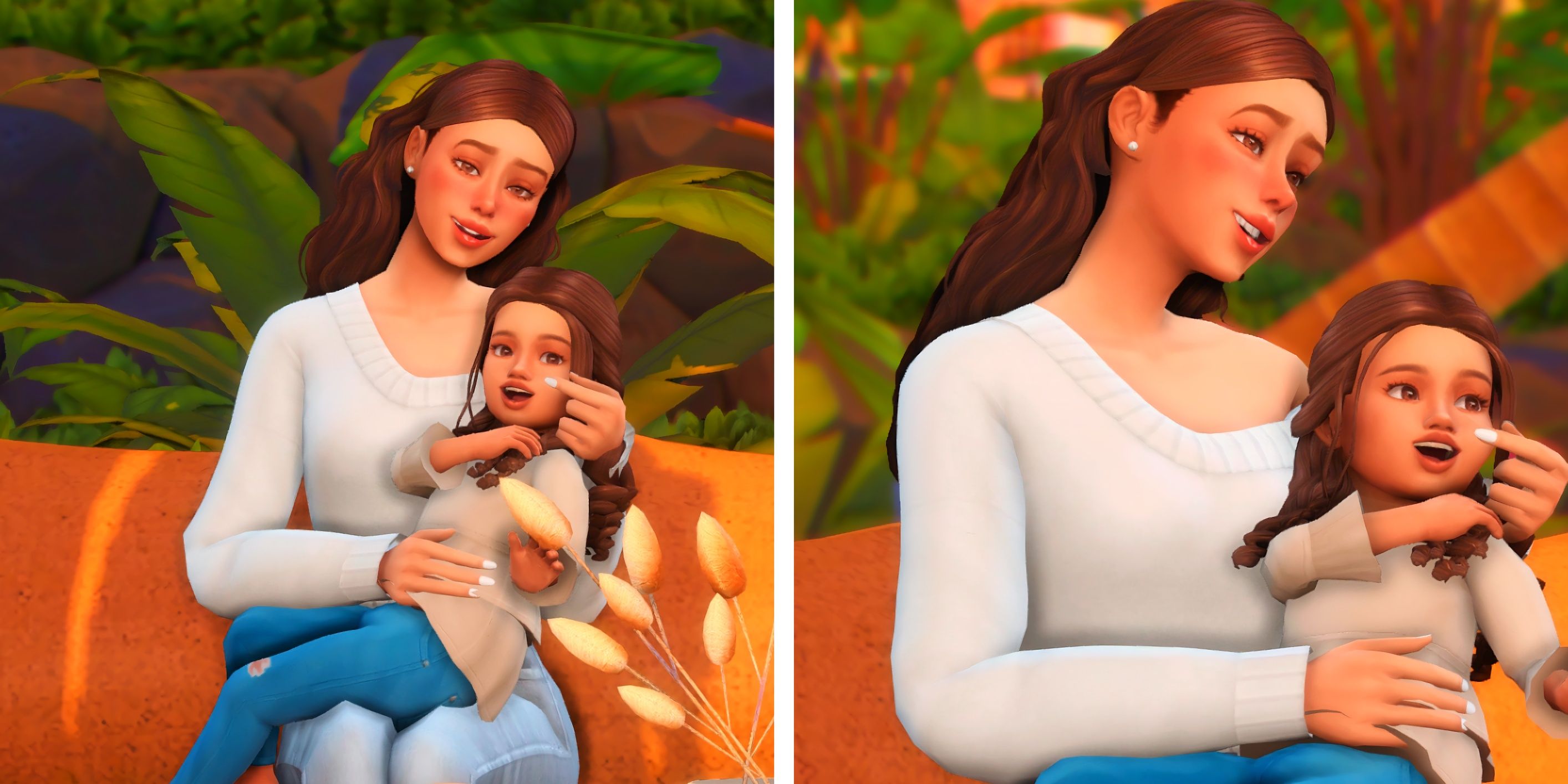 pose pack i love you my baby mod for the sims 4 cropped