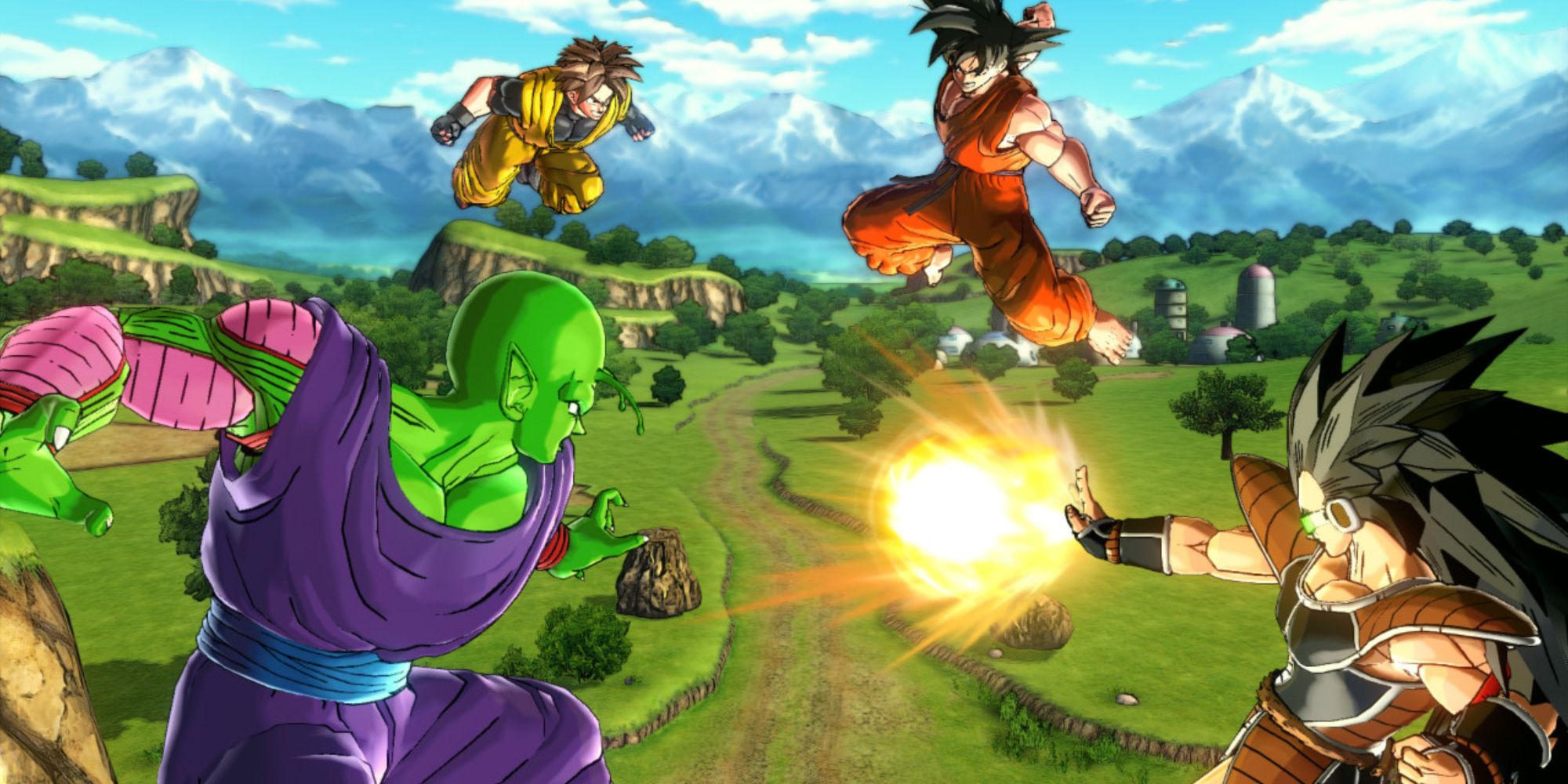 Promo art featuring characters in Dragon Ball Xenoverse