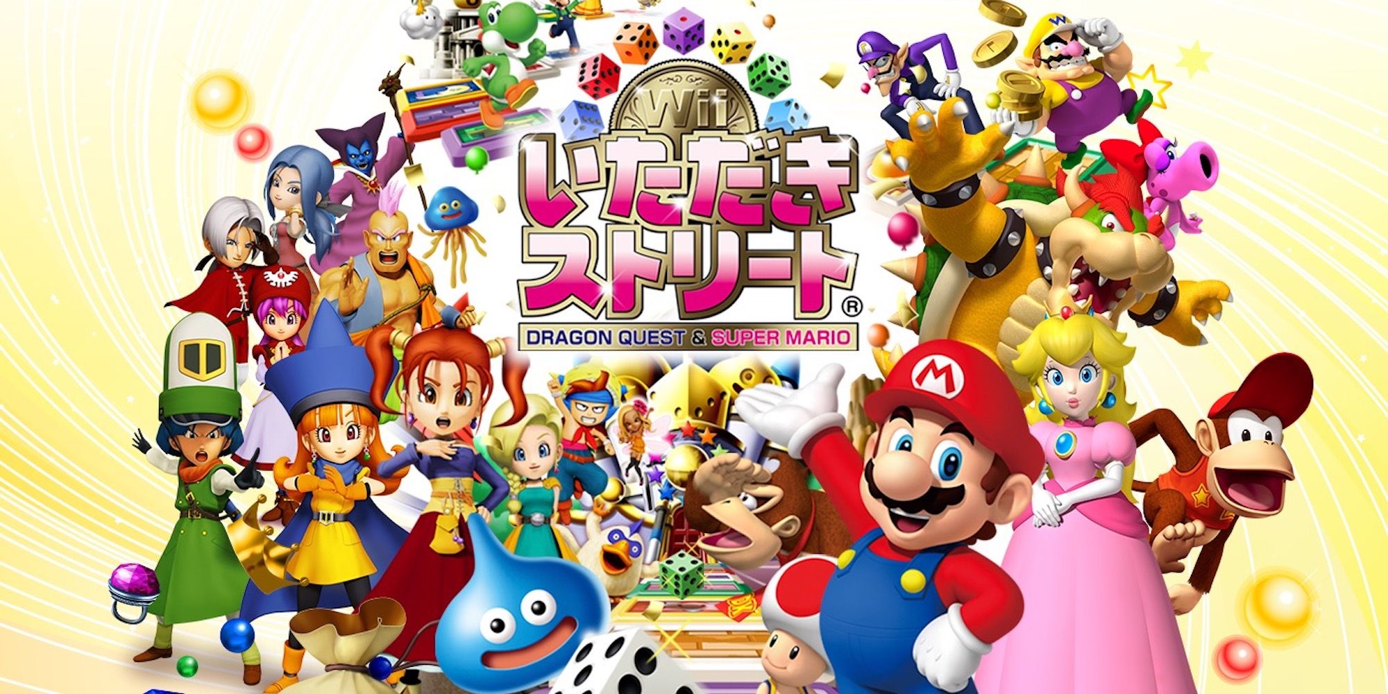Promo art featuring characters in Fortune Street
