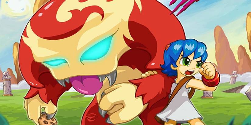 Promo art featuring characters in Monster Tale